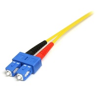 StarTech 1m Fiber Optic Cable, Single-Mode Duplex 9/125 LSZH, LC/SC - SMFIBLCSC1