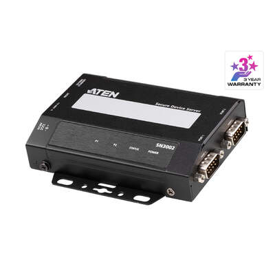 ATEN SN3002-AX-U 2-Port RS-232 Secure Device Server