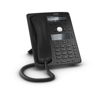 SNOM-D745 12 Line Professional IP Phone, Gbit port + 1x USB port. 18 LED function keys. Hi-res