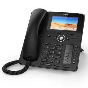 SNOM-D785 – 12 Line Professional IP Phone, 3.5” Colour Display, Gbit port, USB, BT, IPv6, Wideband audio