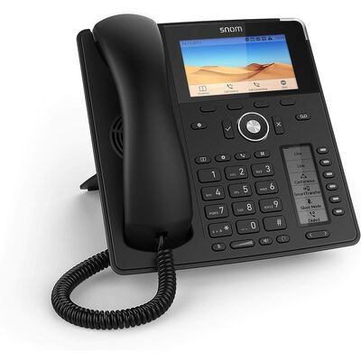 SNOM D785N SIP Desk Phone, 4.3" Colour Display, 480 x 272 Pixels, HD Audio, USB