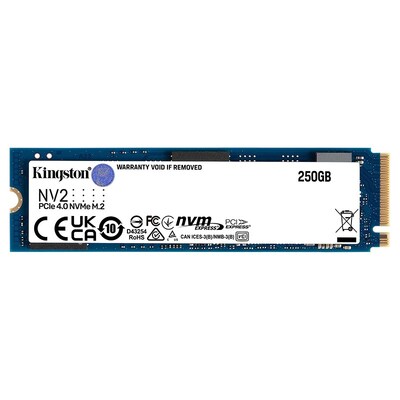 Kingston NV2 250GB PCIe 4.0 NVMe M.2 2280 SSD - SNV2S/250G