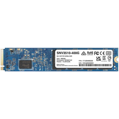 Synology SNV3510-400G 400GB NVMe M.2 22110 SSD R/S:3000MB/S W/S:750MB/S 