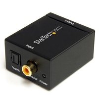 StarTech SPDIF Digital Coax / Toslink Optical to RCA Audio Converter - SPDIF2AA