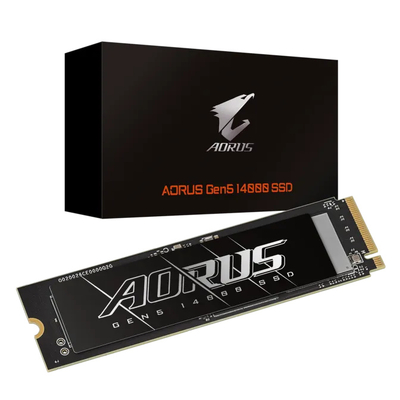 Gigabyte 1TB SSD-AG514K1TB-M2-1TB-1.0 AORUS Gen5 14000 SSD PCIe5x4 NVMe2.0 M.2 
