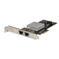 StarTech 2-port PCIe 10GBase-T / NBASE-T Ethernet Network Card - with Intel X550 Chip ST10GPEXNDPI