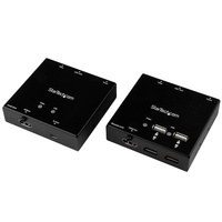 StarTech Extend 1080p video and four USB peripheral devices to a remote location ST121USBHD