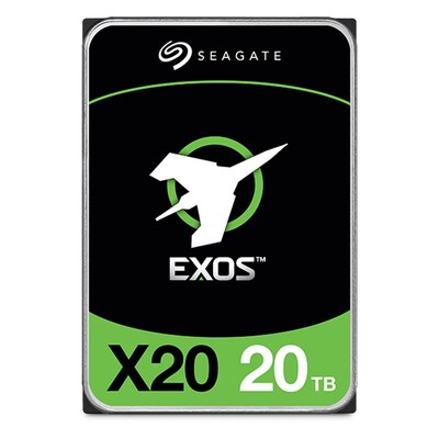 Seagate Exos X20 20TB 3.5" 512e/4Kn SATA3 Enterprise Hard Drive - ST20000NM007D