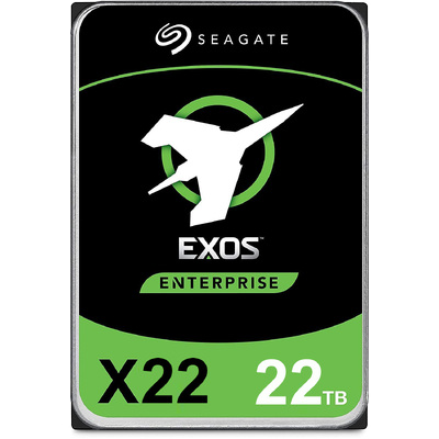Seagate Exos X22 22TB 3.5" Enterprise HDD - Standard Model FastFormat (512e/4Kn)