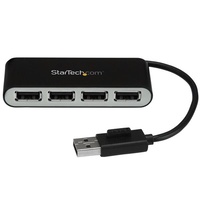 StarTech 4Port USB 2.0 Hub, Portable, 4 Port USB Hub, Mini USB Hub - ST4200MINI2