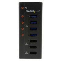 StarTech 4 Port AC Powered USB 3 Hub plus 3 Dedicated Charge Ports - ST4300U3C3