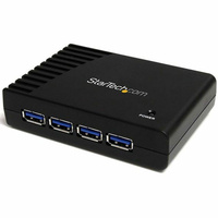StarTech 4 Port SuperSpeed USB 3.0 Hub, Black - ST4300USB3