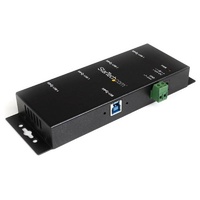 StarTech Mountable 4 Port Rugged Industrial SuperSpeed USB 3.0 Hub - ST4300USBM