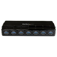 StarTech 7-Port SuperSpeed USB 3.0 Hub with Adapter - ST7300USB3B