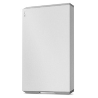LaCie 2TB Mobile Drive USB 3.1 Type-C Portable Hard Drive - Moon Silver