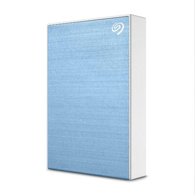 Seagate One Touch 4TB External HDD with Password Protection – Light Blue (STKZ4000402)