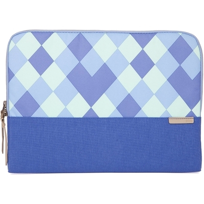 STM grace Carrying Case (Sleeve) for 30.5 cm (12") MacBook - Blue Diamonds - Polyester Body - STM-114-106M-19