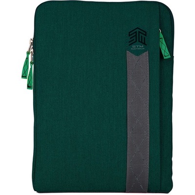 STM Ridge Carrying Case (Sleeve) for 27.9 cm (11") Book, MacBook - Botanical Green - Polyester Body - STM-214-150K-08