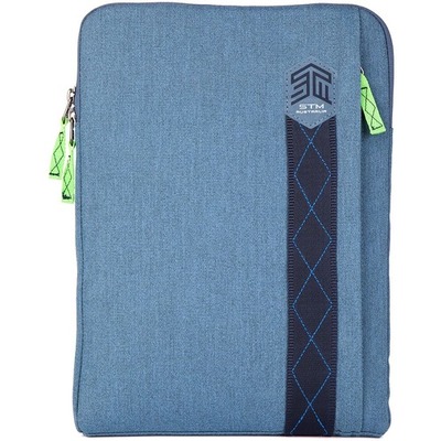 STM Ridge Carrying Case (Sleeve) for 27.9 cm (11") Book, MacBook - China Blue - Polyester Body  - STM-214-150K-16