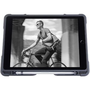 STM DUX PLUS C EDU W/ PEN HOLDER (IPAD 5TH/6TH GEN) - BLACK 