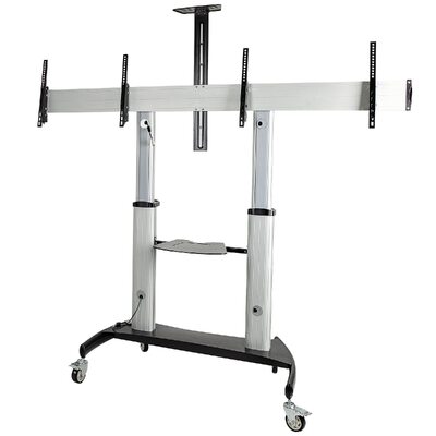 Startech STNDMTVDUO Dual TV Cart - 37-60in TVs - Height Ajs