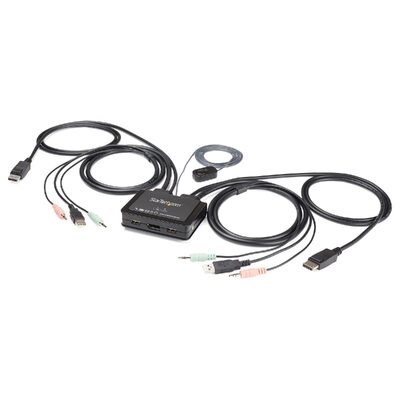 Startech SV211DPUA4K KVM Switch - DisplayPort - 4k 60Hz