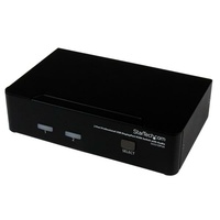 StarTech 2 Port Professional USB DisplayPort KVM Switch with Audio - SV231DPUA