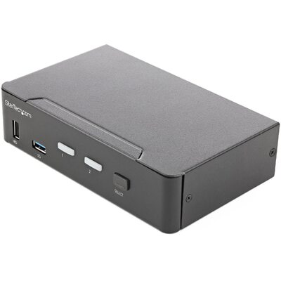 Startech SV231HU34K6 2 Port HDMI KVM Switch 4K 60Hz w USB Hub