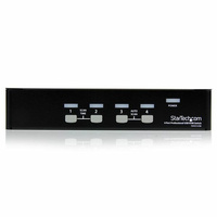 StarTech 4 Port VGA USB KVM Switch with Hub - SV431USB