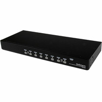 StarTech 8 Port VGA USB PS/2 KVM Switch with OSD, 1U Rackmount - SV831DUSB
