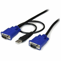 StarTech 3m 2-in-1 Ultra Thin USB KVM Cable - SVECONUS10