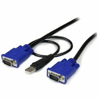 StarTech 1.8m 2-in-1 Ultra Thin USB KVM Cable - SVECONUS6