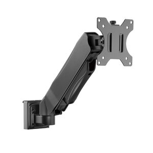 Brateck Slatwall Gas Spring Monitor Arm, Effortless Monitor Height Adjustment with Gas Spring, for 13'-27' Screen, Up to 6.5kg/Screen