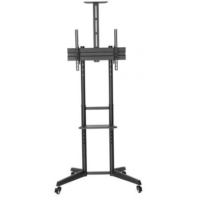 Brateck T1040T Portable Versatile Compact Steel TV Cart