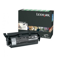 Lexmark T650A11P BLACK PREBATE TONER YIELD 7000 PAGES, FOR T650, T652, T654