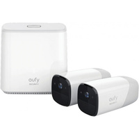 Eufy Cam Security Kit 2 Pack Wire Free 2 x 1080P Eufy Camera Units + 1 x Ai Homebase Unit