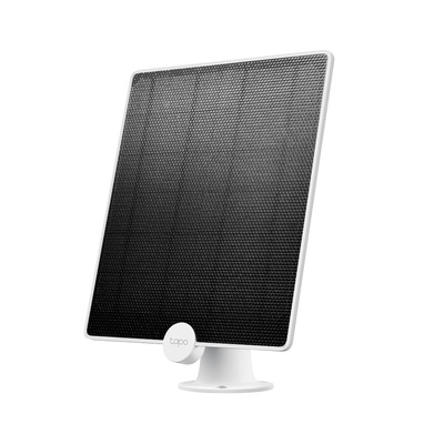 TP-Link Tapo A200 Tapo Solar Panel,Up to 4.5W Charging Power,4m Charging Cable,360° Adjustable Mounting Bracket