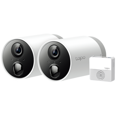 TP-Link Tapo C400S2 Smart Wire-Free Security Camera System, 2-Camera System