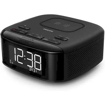 Philips TAR7705 DAB/FM Alarm Clock Radio with Qi Wireless Charging