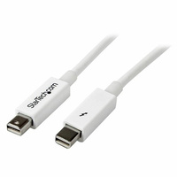 StarTech 0.5m White Thunderbolt Cable, M/M - TBOLTMM50CMW