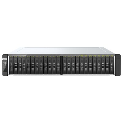 QNAP TDS-h2489FU-4314-1TB 24-Bay Diskless NAS 2x Xeon Silver 4314 1TB