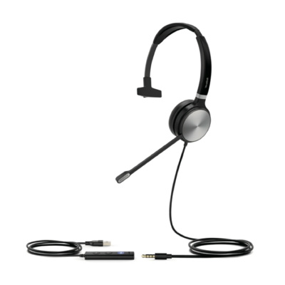 YealinkTEAMS-UH36-M-C Teams Certified Wideband Noise Cancelling Headset