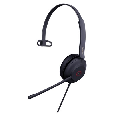 Yealink TEAMS-UH37-M USB Wired Headset, Mono, USB-A 2.0, 35mm Speaker