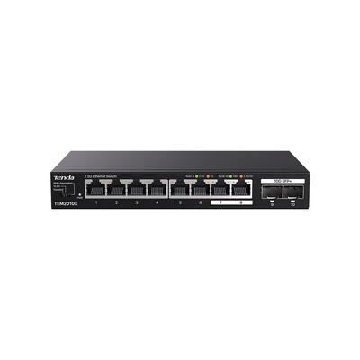 tenda TEM2010X TEM2010X 8-Port 2.5G Ethernet Switch With 2*10G SFP+ Slots