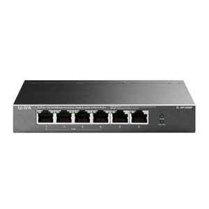 TP-Link TL-SF1006P 6-Port 10/100Mbps Desktop Switch with 4-Port PoE+ Switch