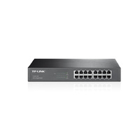 TP-LINK TL-SG1016D 16-Port Gigabit Desktop / Rackmount Switch - Metal Housing 