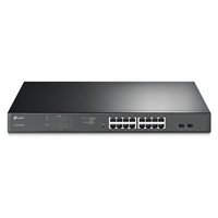 TP-Link TL-SG1218MPE JetStream 16-Port Gigabit Easy Smart PoE/PoE+ Switch