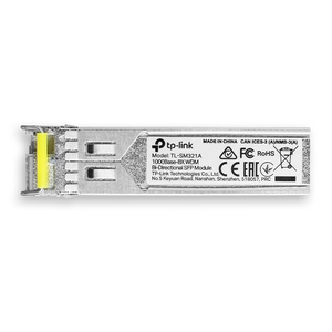 TP-Link 1000Base-BX WDM Bi-Directional SFP Module (TL-SM321A-2) TX: 1550 nm, RX: 1310 nm, Max. Cable Length 2 KM