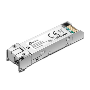 TP-Link 1000Base-BX WDM Bi-Directional SFP Module (TL-SM321B-2) TX: 1310 nm, RX: 1550 nm, Max. Cable Length 10 KM