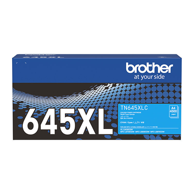 Brother TN-645XLC Cyan Toner – 4,500 Pages
